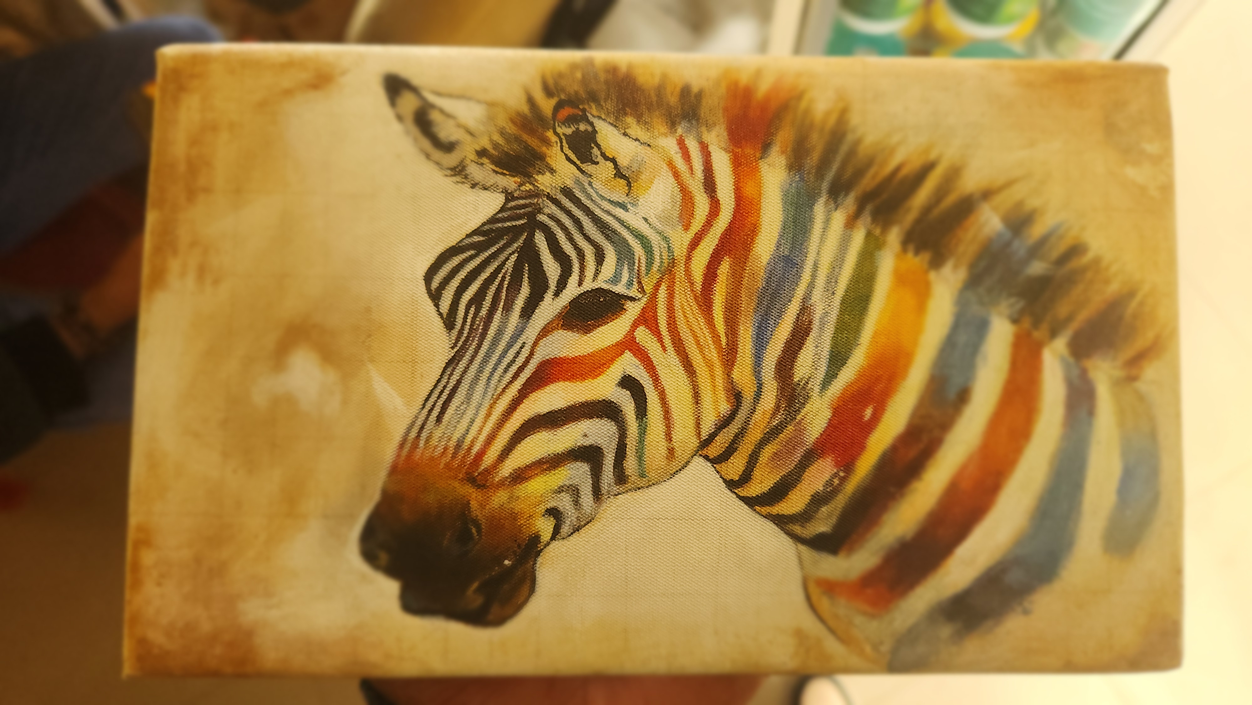 Technicolor Zebra